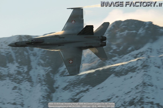2008-10-09 Axalp Shooting Range 0066 McDonnell Douglas FA-18C Hornet